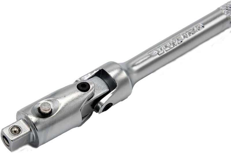 VIM Tools 6" L 1/4" DR. Double Joint Universal Locking Extension W/Spring-Loaded Male End - Image 4